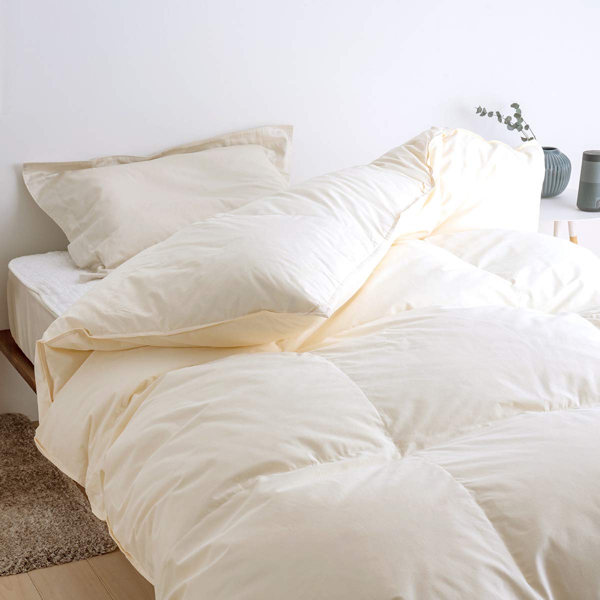 Amazon｜昭和西川 羽毛布団 シングル ポーランド産ホワイトマザー